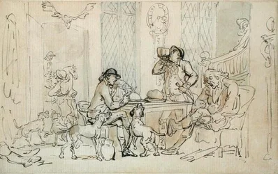 Petit déjeuner avant la chasse, c.1785-90
